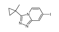 7-iodo-3-(1-methylcyclopropyl)-[1,2,4]triazolo[4,3-a]pyridine Structure