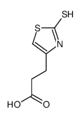 3-(2-sulfanylidene-3H-1,3-thiazol-4-yl)propanoic acid结构式