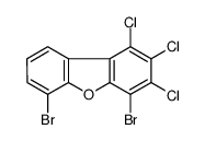 DIBROMO-TRICHLORODIBENZOFURAN Structure