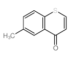 4H-1-Benzothiopyran-4-one,6-methyl- Structure