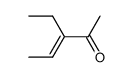 3-ethylpent-3-en-2-one结构式