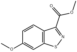 6-Methoxy-benzo[d]isothiazole-3-carboxylic acid methyl ester结构式