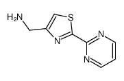 1-[2-(2-pyrimidinyl)-1,3-thiazol-4-yl]methanamine(SALTDATA: FREE)结构式