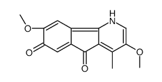3,8-dimethoxy-4-methyl-1H-indeno[1,2-b]pyridine-5,7-dione Structure