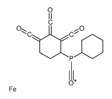 cyclohexyl-(oxomethylidene)-[2,3,4-tris(oxomethylidene)cyclohexyl]phosphanium,iron结构式