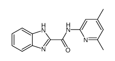 N-(4,6-dimethylpyridin-2-yl)-1H-benzimidazole-2-carboxamide Structure