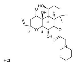 6-((piperidino)acetoxy)-7-desacetylforskolin结构式