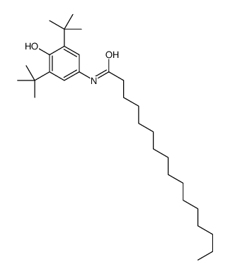 N-(3,5-ditert-butyl-4-hydroxyphenyl)hexadecanamide Structure