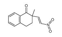 2-Methyl-2-(2-nitrovinyl)-1-tetralone Structure