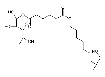 1-O-[(8S)-9-hydroxy-8-methylnonyl] 6-O-[(1S,2R,3R,4R)-1,2,3,4-tetrahydroxypentyl] hexanedioate Structure