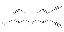 4-(3-aminophenoxy)benzene-1,2-dicarbonitrile Structure