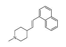 1-methyl-4-(1-naphthylvinyl)piperidine Structure