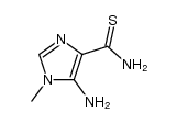 5-amino-1-methylimidazole-4-thiocarboxamide结构式