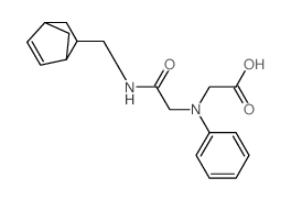 [{2-[(Bicyclo[2.2.1]hept-5-en-2-ylmethyl)amino]-2-oxoethyl}(phenyl)amino]acetic acid Structure