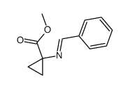 methyl 1-(benzylideneamino)cyclopropane-1-carboxylate结构式