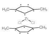 1,3-dimethylcyclopenta-1,3-diene,zirconium(4+),dichloride结构式