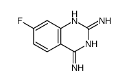 2,4-DIAMINO-7-FLUOROQUINAZOLINE structure