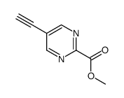 methyl 5-ethynylpyrimidine-2-carboxylate Structure