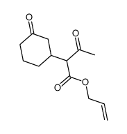 allyl 3-oxo-2-(3-oxocyclohexyl)butanoate Structure