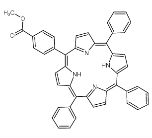 5-(4-METHOXYCARBONYLPHENYL)-10,15,20-TRIPHENYL-21H,23H-PORPHINE Structure