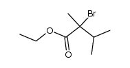 bromo-2 dimethyl-2,3 butyrate d'ethyle Structure