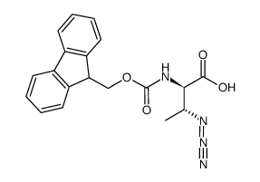 Fmoc-Abu(3-N3) (2R,3R)结构式