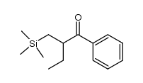 1-phenyl-2-trimethylsilylmethylbutan-1-one Structure