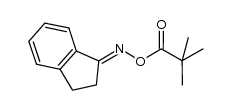 2,3-dihydro-1H-inden-1-one O-pivaloyl oxime Structure