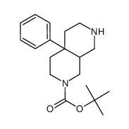 4a-Phenyl-octahydro-[2,7]naphthyridine-2-carboxylicacidtert-butylester Structure