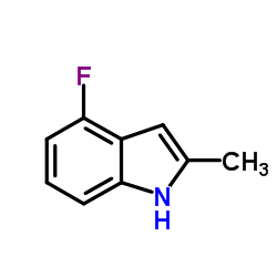 2-甲基-4-氟吲哚结构式