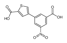 4-(3-carboxy-5-nitrophenyl)thiophene-2-carboxylic acid Structure