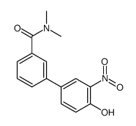 3-(4-hydroxy-3-nitrophenyl)-N,N-dimethylbenzamide结构式