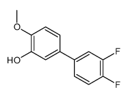 5-(3,4-difluorophenyl)-2-methoxyphenol结构式