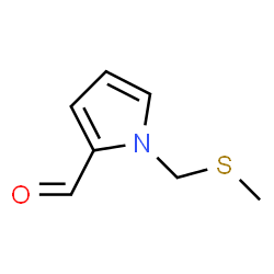 1H-Pyrrole-2-carboxaldehyde, 1-[(methylthio)methyl]- (9CI) Structure