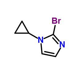 2-Bromo-1-cyclopropyl-1H-imidazole structure
