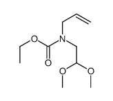 prop-2-enyl N-(2,2-dimethoxyethyl)-N-ethylcarbamate Structure