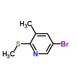 5-Bromo-3-methyl-2-(methylthio)pyridine picture