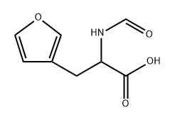 2-甲酰胺-3-(呋喃-3-基)丙酸结构式