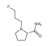 2-Pyrrolidinecarboxamide,1-(3-fluoropropyl)-,(S)-(9CI)结构式