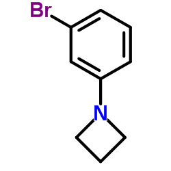 1-(3-Bromophenyl)azetidine Structure