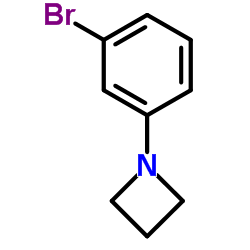 1-(3-Bromophenyl)azetidine structure