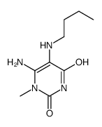 6-氨基-5-丁基氨基-1-甲基尿嘧啶结构式