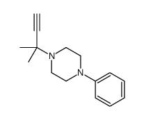 1-(2-Methyl-3-butyn-2-yl)-4-phenylpiperazine结构式