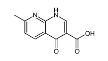 1,4-Dihydro-7-methyl-4-oxo-1,8-naphthyridine-3-carboxylic acid结构式