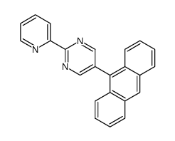 5-(anthracen-9-yl)-2-(pyridin-2-yl)pyrimidine结构式