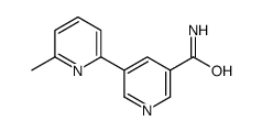 5-(6-methylpyridin-2-yl)pyridine-3-carboxamide结构式