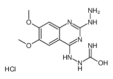 [(2-hydrazinyl-6,7-dimethoxyquinazolin-4-yl)amino]urea,hydrochloride结构式
