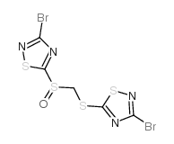 3-BROMO-5-[(3-BROMO-1,2,4-THIADIAZOL-5-YLTHIO)METHYLSULFINYL]-1,2,4-THIADIAZOLE picture