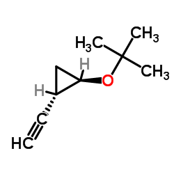 Cyclopropane, 1-(1,1-dimethylethoxy)-2-ethynyl-, trans- (9CI) picture