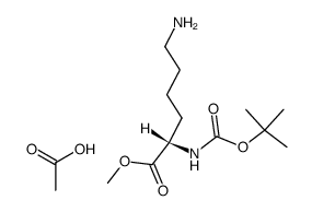 BOC-LYS-OME ACETATE SALT structure